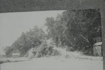 Looking up old beach road